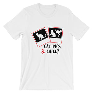 Cat Pics + Chill Unisex T-Shirt