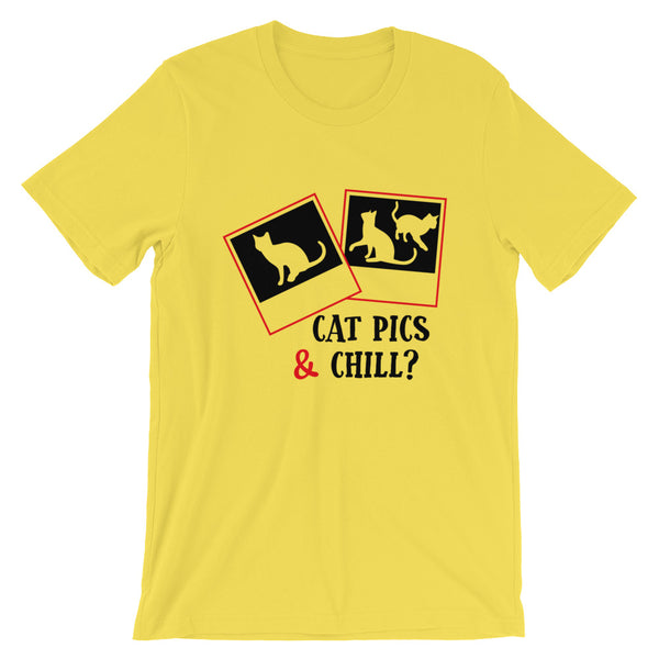 Cat Pics + Chill Unisex T-Shirt