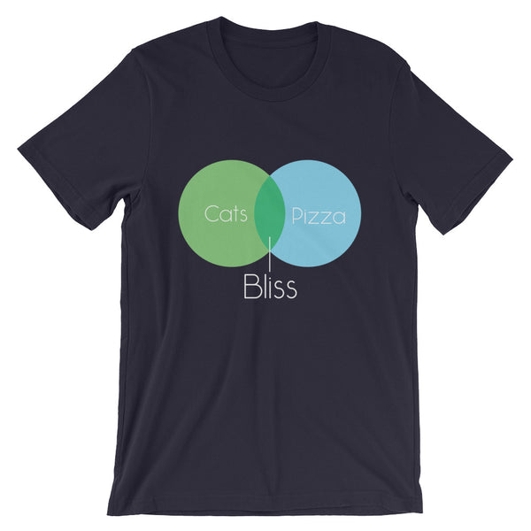 Cats + Pizza = Bliss Unisex T-Shirt