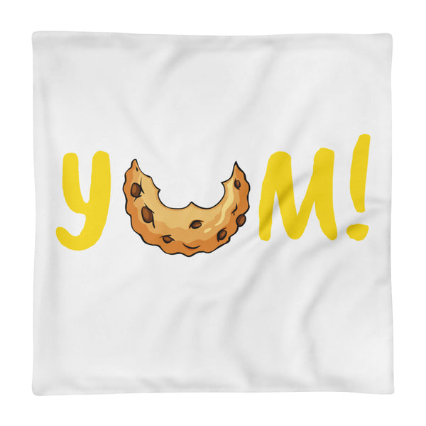 YUM Throw Pillow Case
