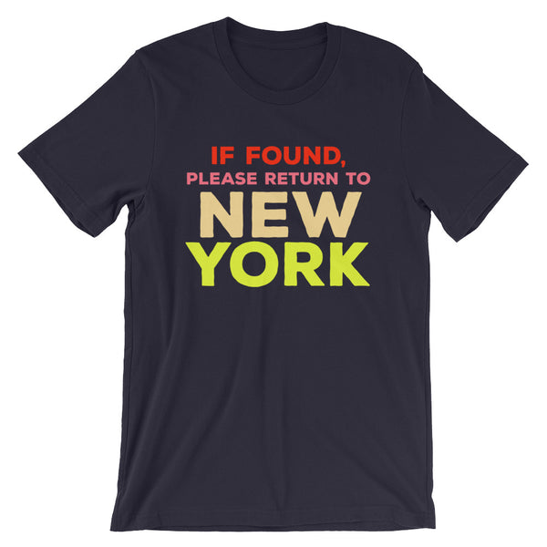 Return To New York Unisex T-Shirt