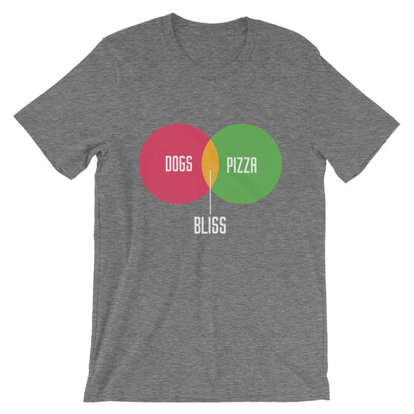 Dogs + Pizza = Bliss Unisex T-Shirt
